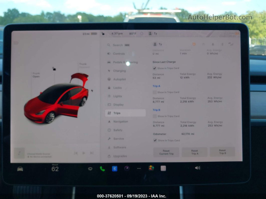 2018 Tesla Model 3 Performance Red vin: 5YJ3E1EB6JF133590