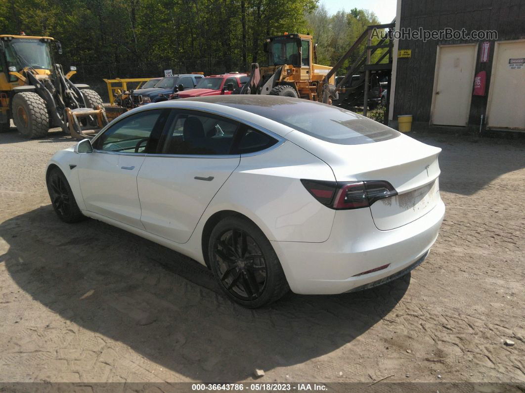 2018 Tesla Model 3 Performance/long Range White vin: 5YJ3E1EB6JF134495