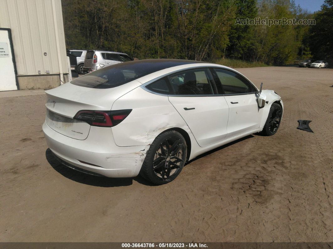 2018 Tesla Model 3 Performance/long Range White vin: 5YJ3E1EB6JF134495