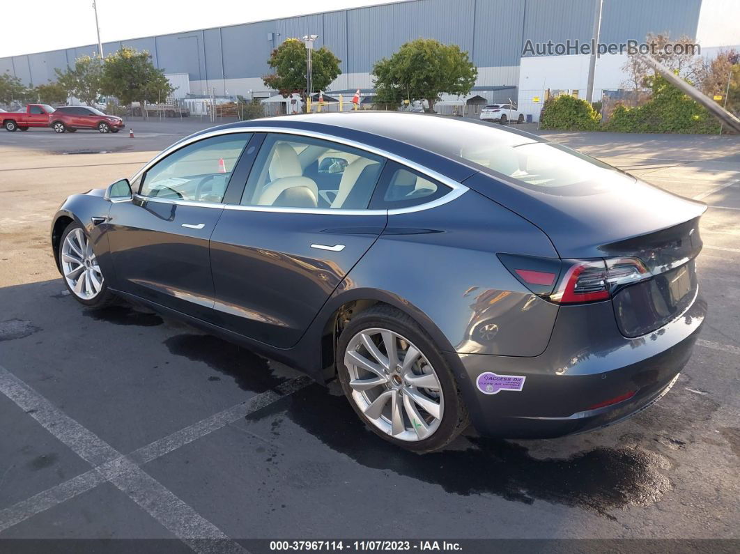 2018 Tesla Model 3 Performance/long Range Gray vin: 5YJ3E1EB6JF147277