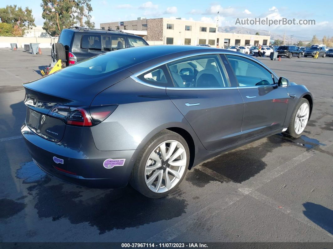 2018 Tesla Model 3 Performance/long Range Gray vin: 5YJ3E1EB6JF147277