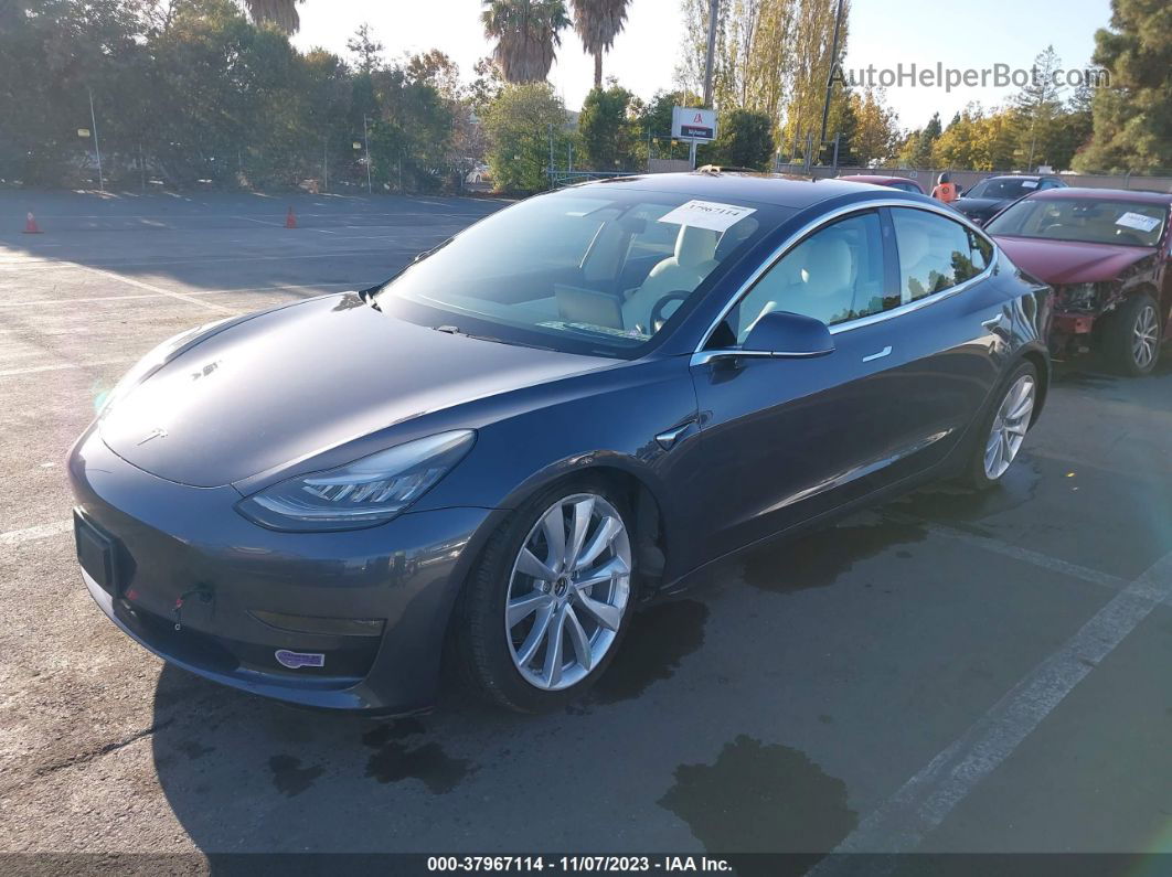 2018 Tesla Model 3 Performance/long Range Gray vin: 5YJ3E1EB6JF147277