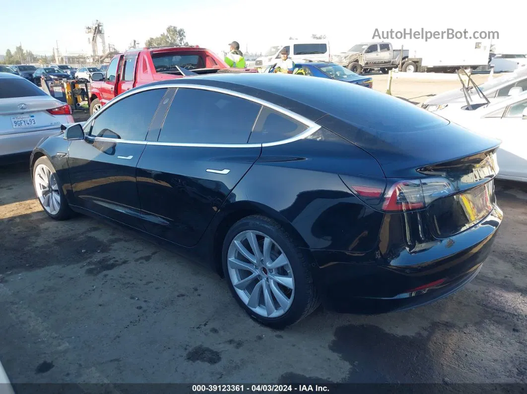 2018 Tesla Model 3   Black vin: 5YJ3E1EB6JF147859