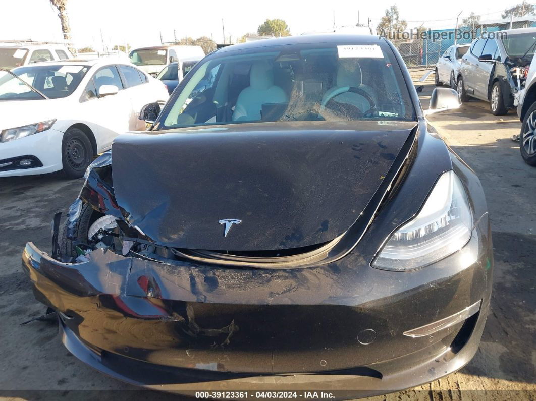 2018 Tesla Model 3   Black vin: 5YJ3E1EB6JF147859