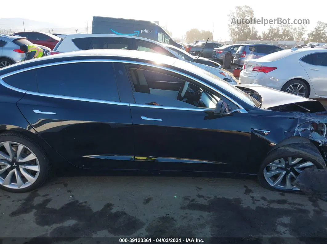 2018 Tesla Model 3   Black vin: 5YJ3E1EB6JF147859