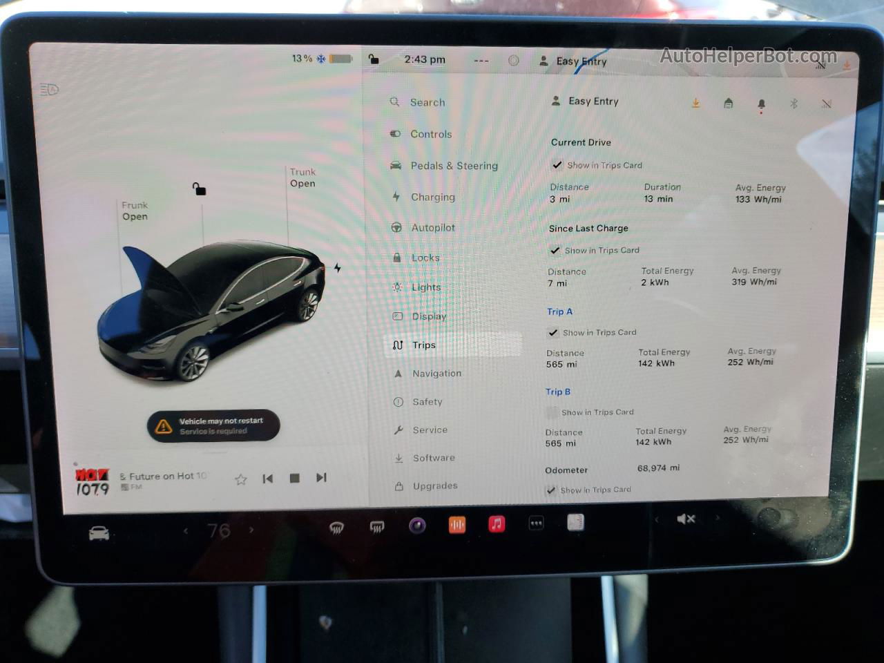 2018 Tesla Model 3  Black vin: 5YJ3E1EB6JF184653