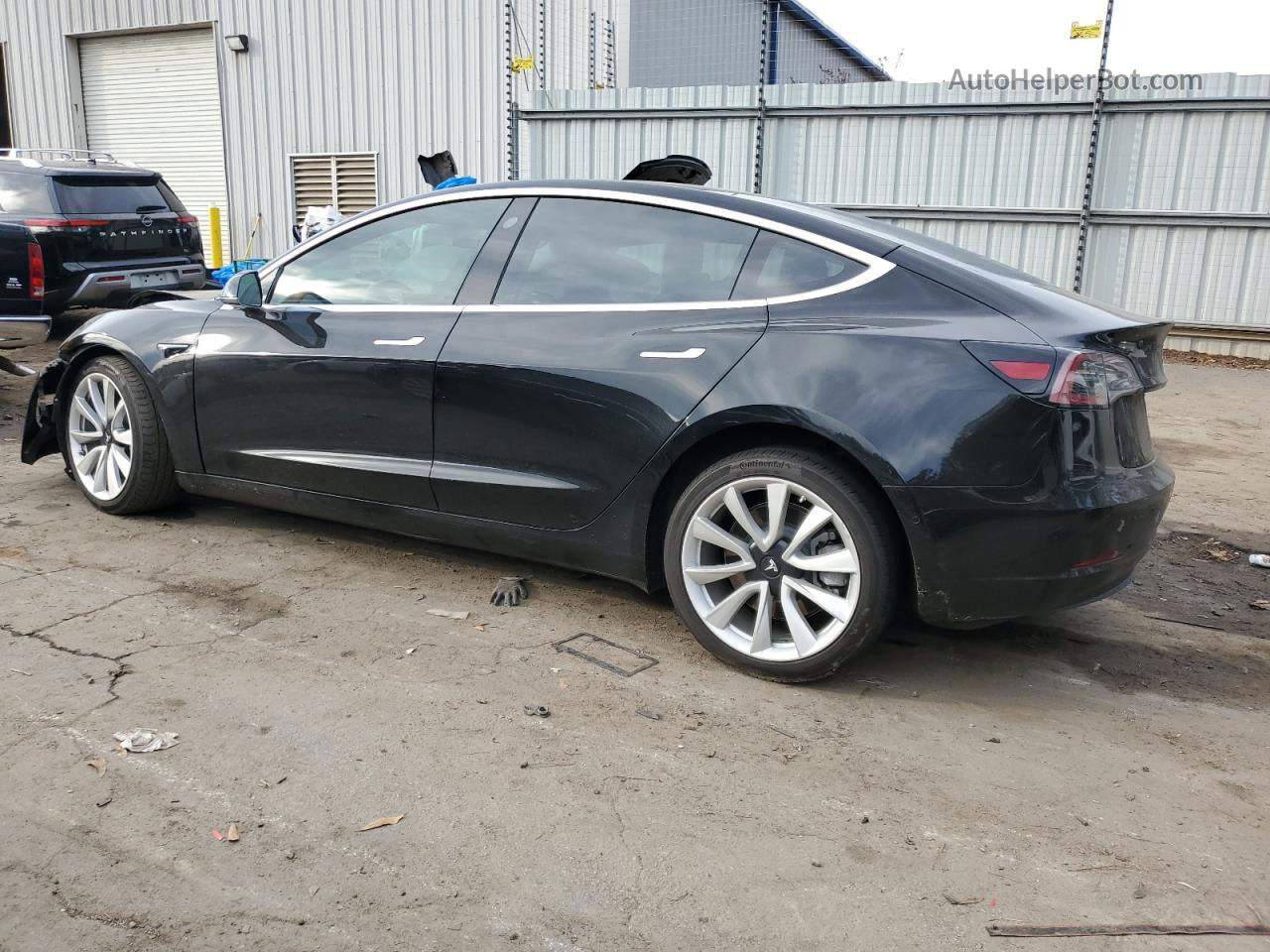 2018 Tesla Model 3  Black vin: 5YJ3E1EB6JF184653