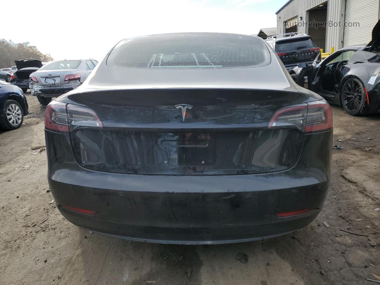 2018 Tesla Model 3  Black vin: 5YJ3E1EB6JF184653