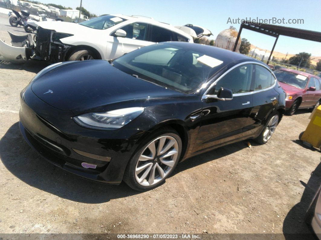2018 Tesla Model 3 Long Range Black vin: 5YJ3E1EB6JF184765