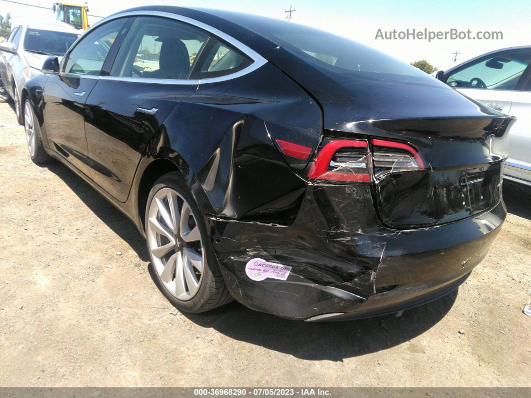 2018 Tesla Model 3 Long Range Black vin: 5YJ3E1EB6JF184765