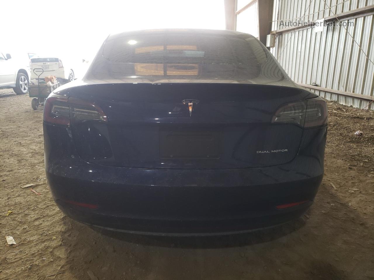 2019 Tesla Model 3  Blue vin: 5YJ3E1EB6KF387656