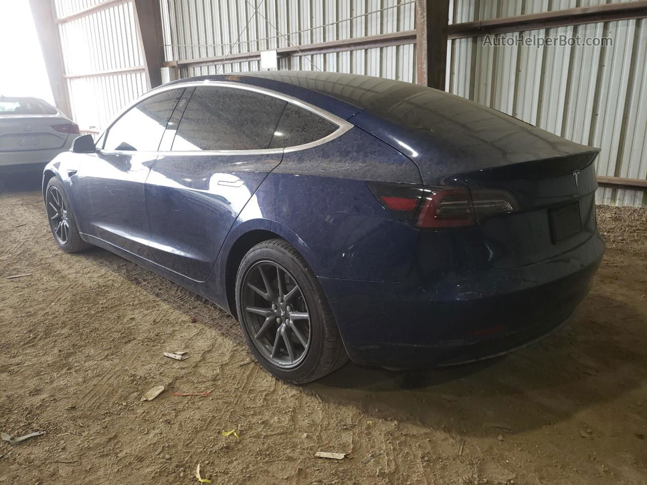 2019 Tesla Model 3  Blue vin: 5YJ3E1EB6KF387656