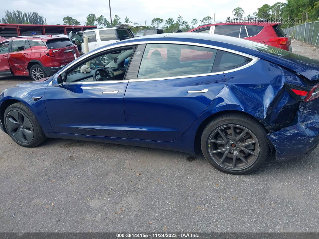 2019 Tesla Model 3 Performance/long Range Blue vin: 5YJ3E1EB6KF387740