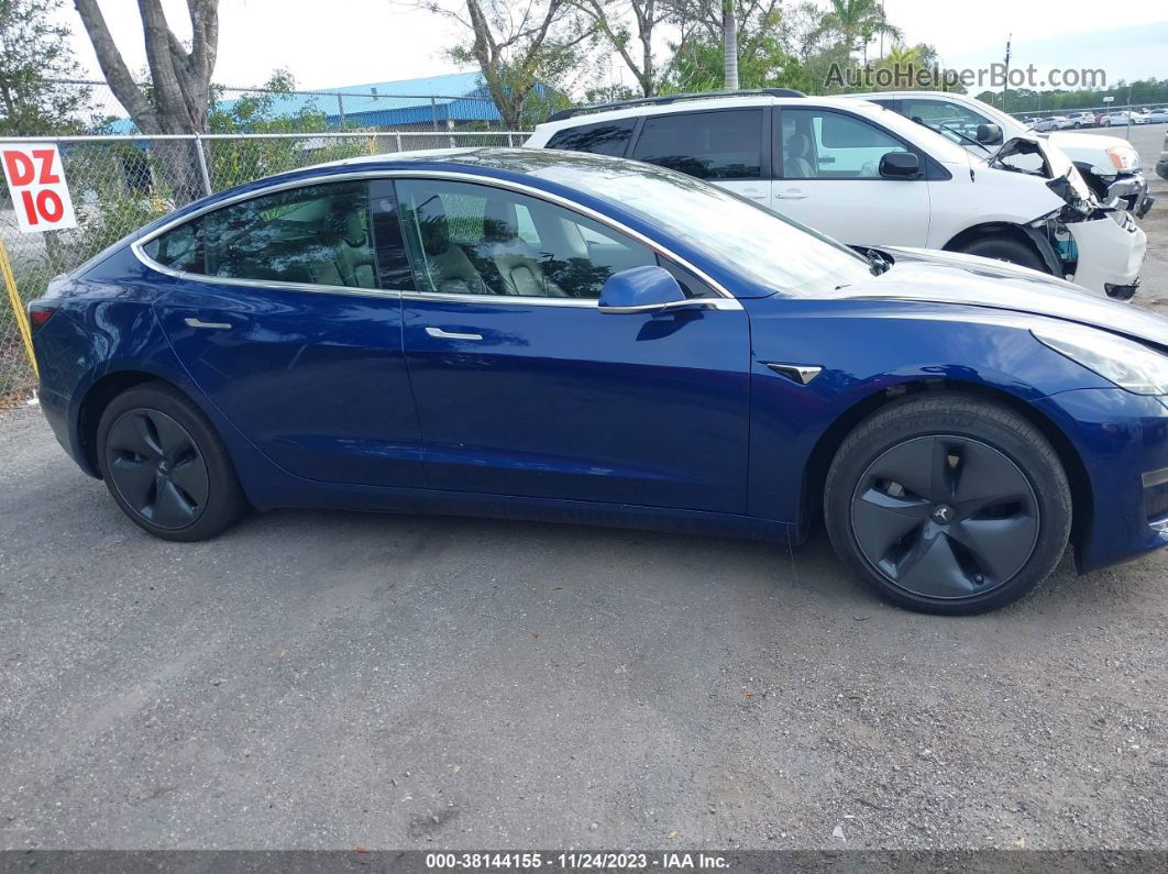 2019 Tesla Model 3 Performance/long Range Blue vin: 5YJ3E1EB6KF387740