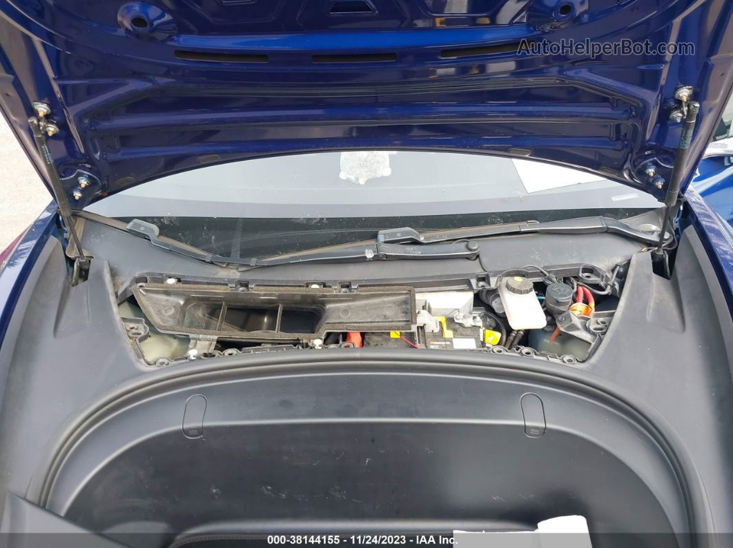 2019 Tesla Model 3 Performance/long Range Blue vin: 5YJ3E1EB6KF387740