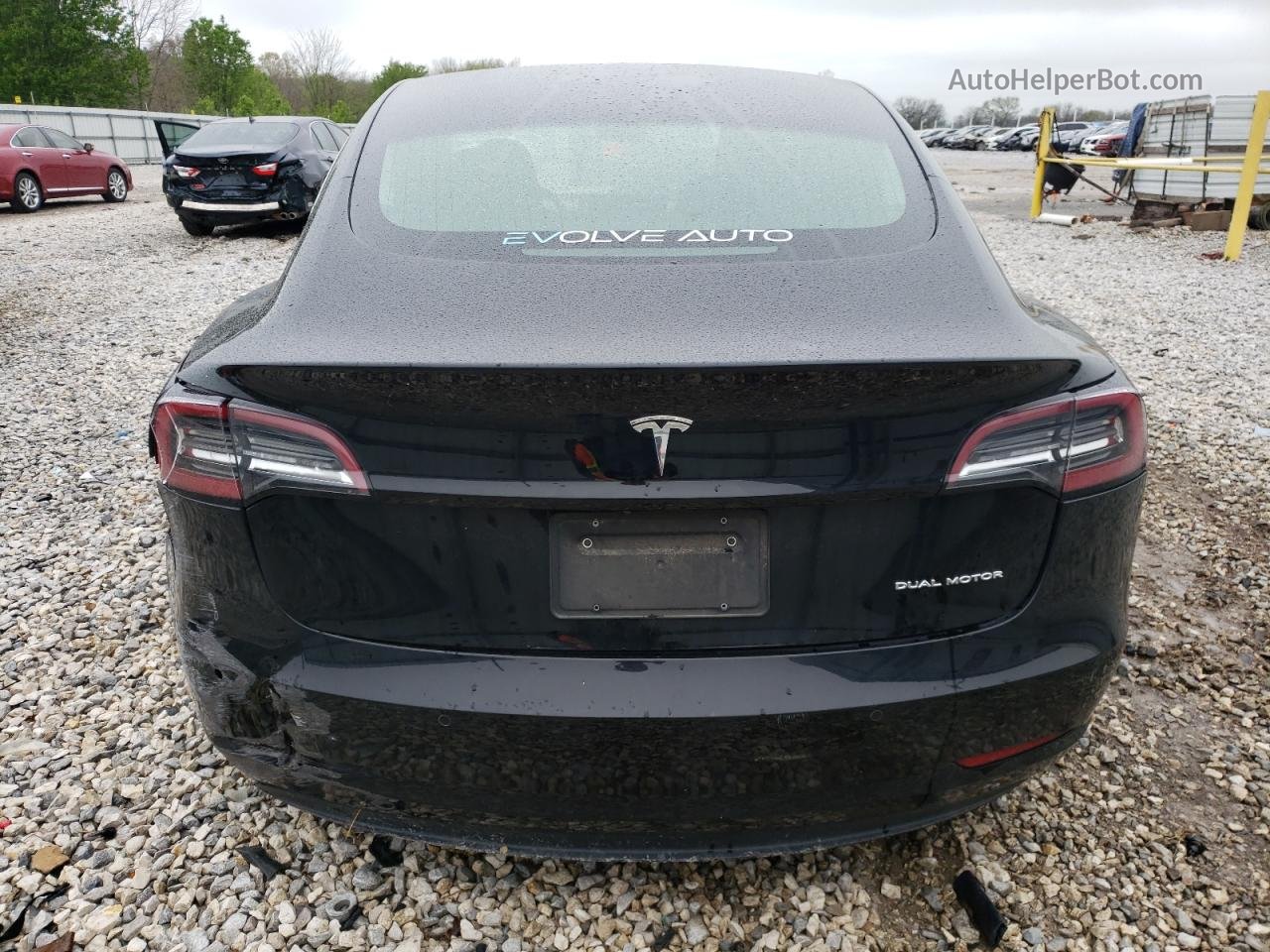 2019 Tesla Model 3  Black vin: 5YJ3E1EB6KF388760