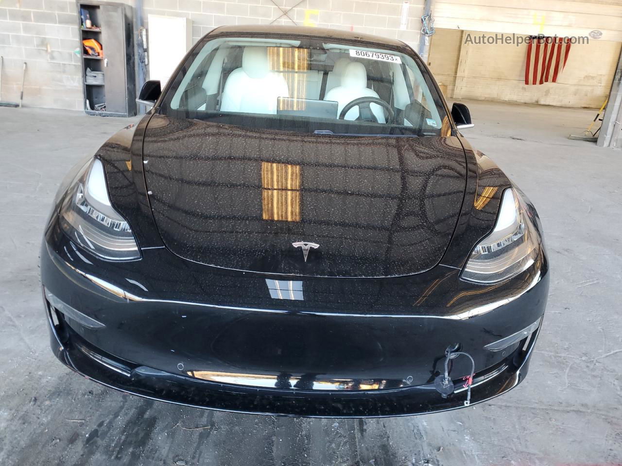 2019 Tesla Model 3  Black vin: 5YJ3E1EB6KF391576