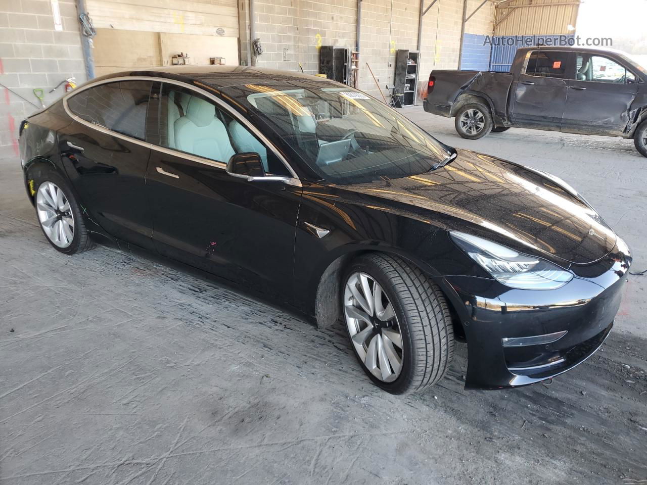 2019 Tesla Model 3  Black vin: 5YJ3E1EB6KF391576