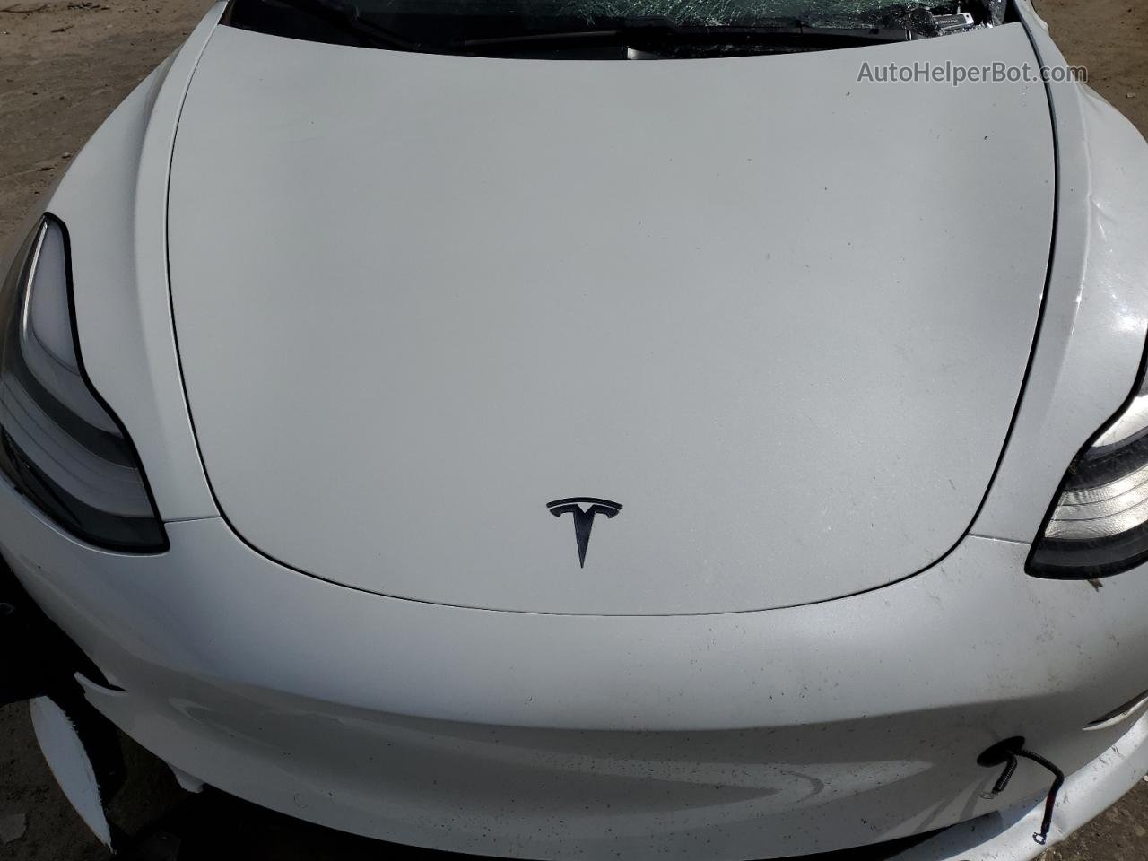 2019 Tesla Model 3  Белый vin: 5YJ3E1EB6KF433471