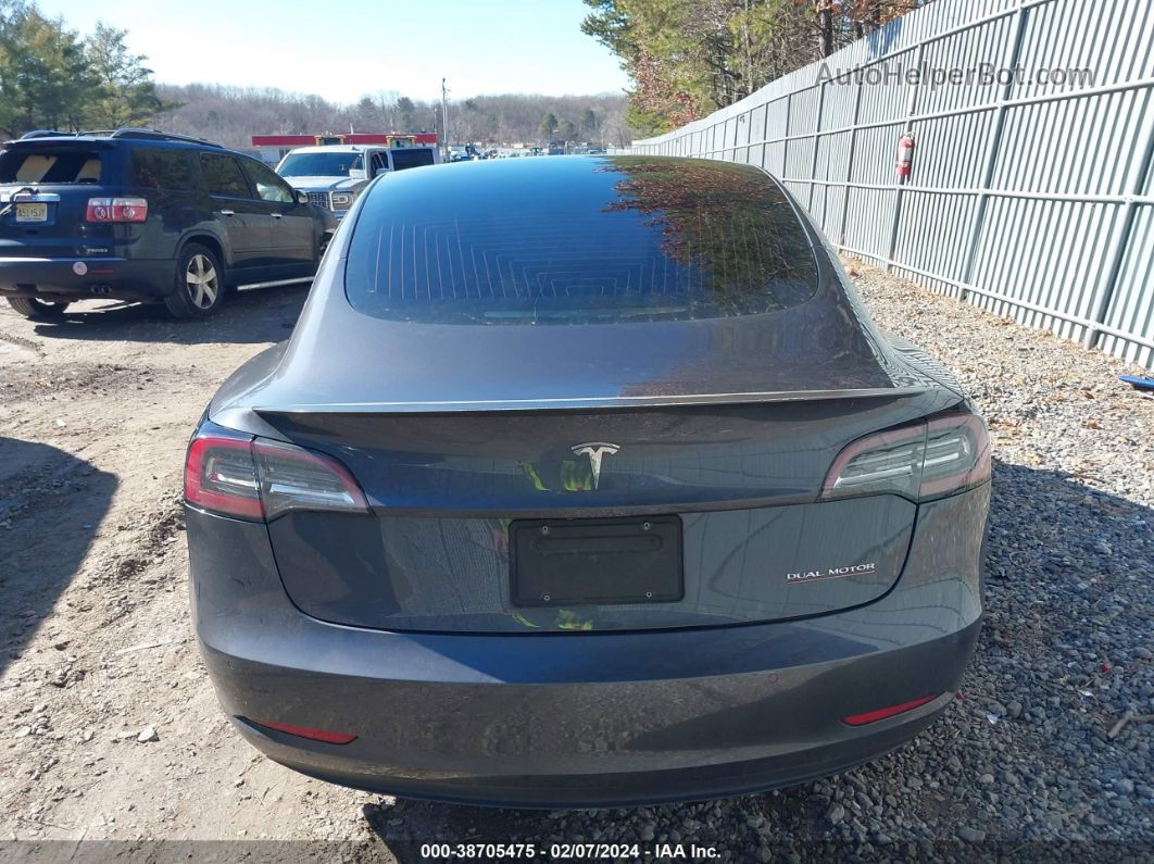 2019 Tesla Model 3 Long Range/performance Серый vin: 5YJ3E1EB6KF438699