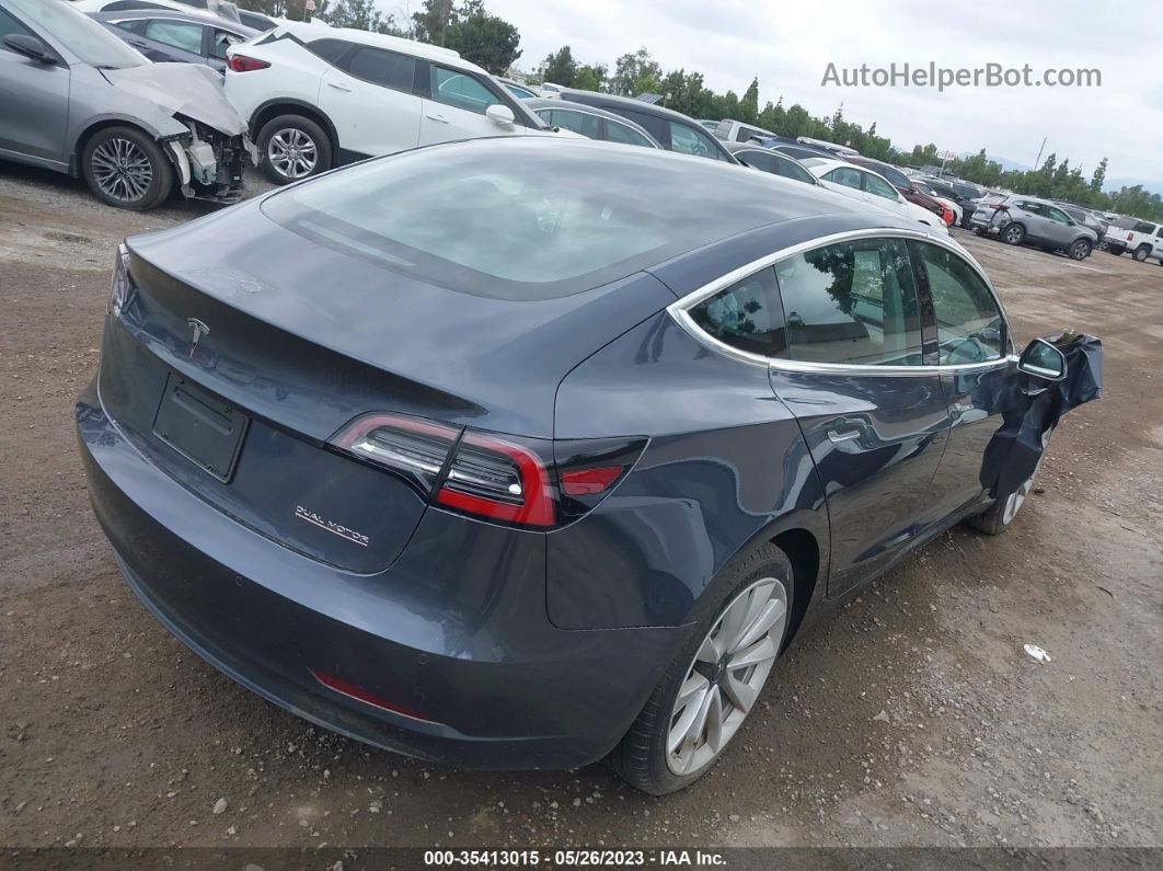 2019 Tesla Model 3 Long Range/performance Серый vin: 5YJ3E1EB6KF529925