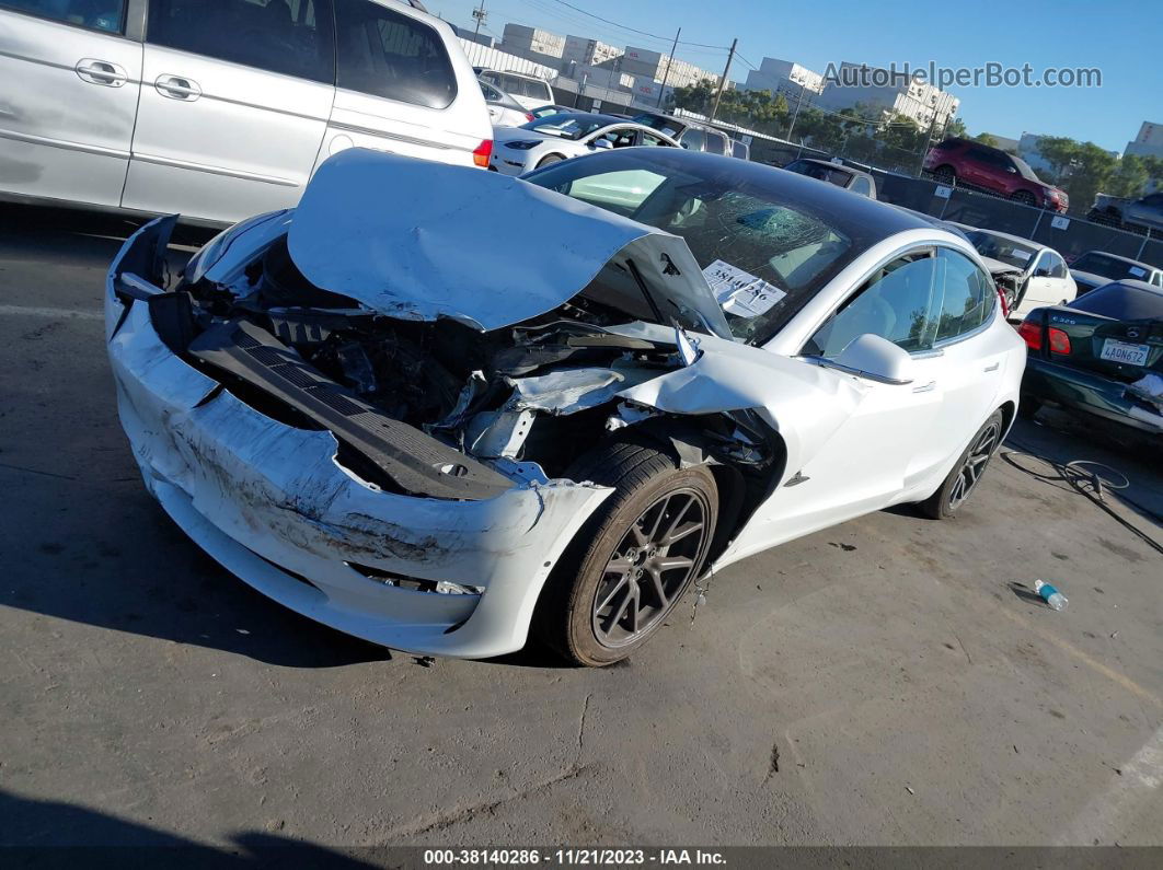 2020 Tesla Model 3 Long Range Dual Motor All-wheel Drive White vin: 5YJ3E1EB6LF619769