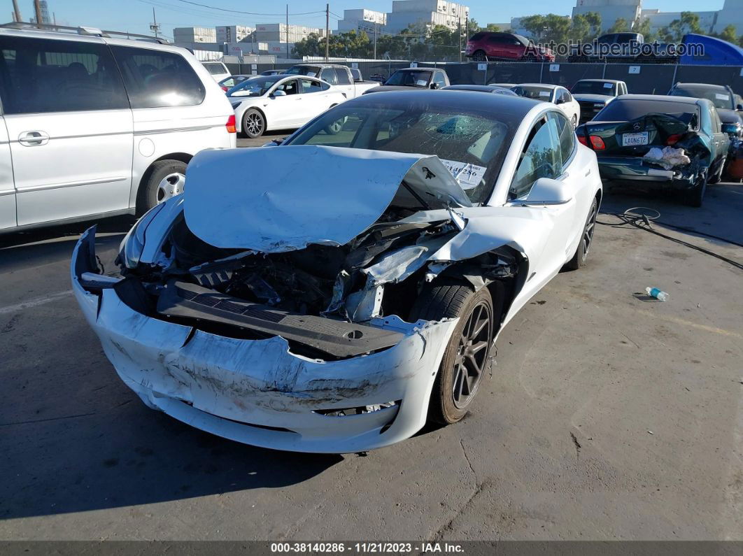 2020 Tesla Model 3 Long Range Dual Motor All-wheel Drive White vin: 5YJ3E1EB6LF619769