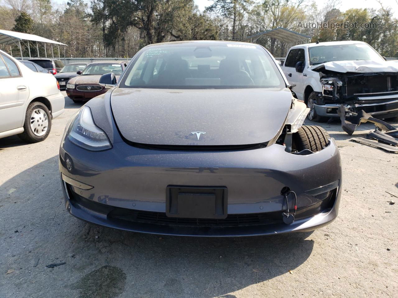 2020 Tesla Model 3  Серый vin: 5YJ3E1EB6LF619951