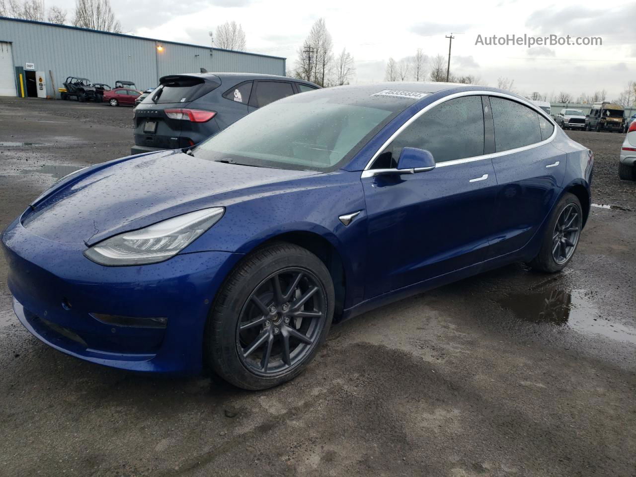 2020 Tesla Model 3  Синий vin: 5YJ3E1EB6LF621988