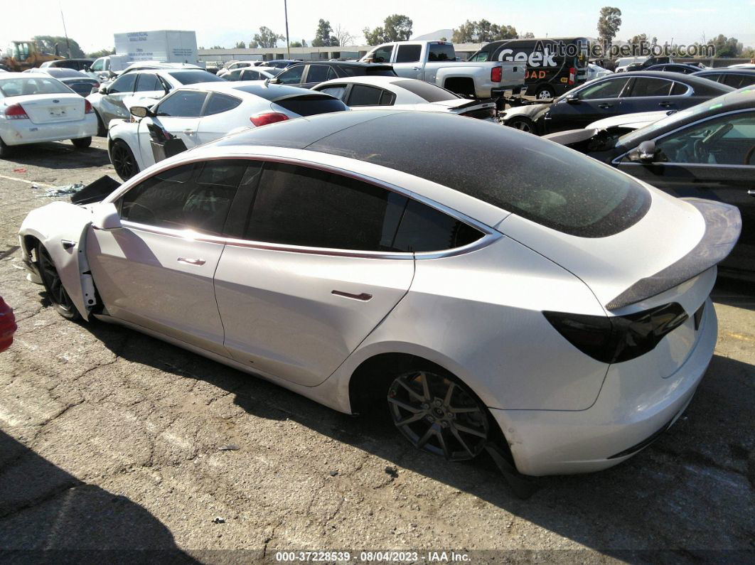 2020 Tesla Model 3 Long Range Dual Motor All-wheel Drive White vin: 5YJ3E1EB6LF665313