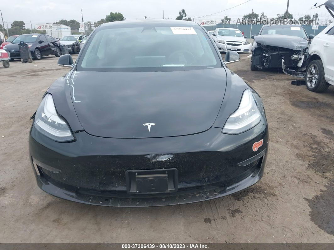 2020 Tesla Model 3 Long Range Black vin: 5YJ3E1EB6LF666395