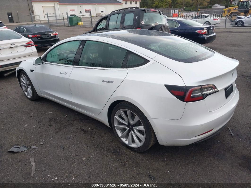 2020 Tesla Model 3 Long Range Dual Motor All-wheel Drive White vin: 5YJ3E1EB6LF712291