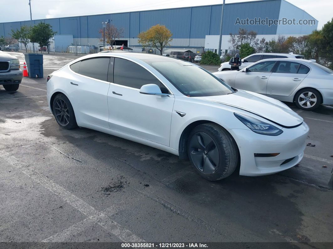 2020 Tesla Model 3 Long Range Dual Motor All-wheel Drive White vin: 5YJ3E1EB6LF741693