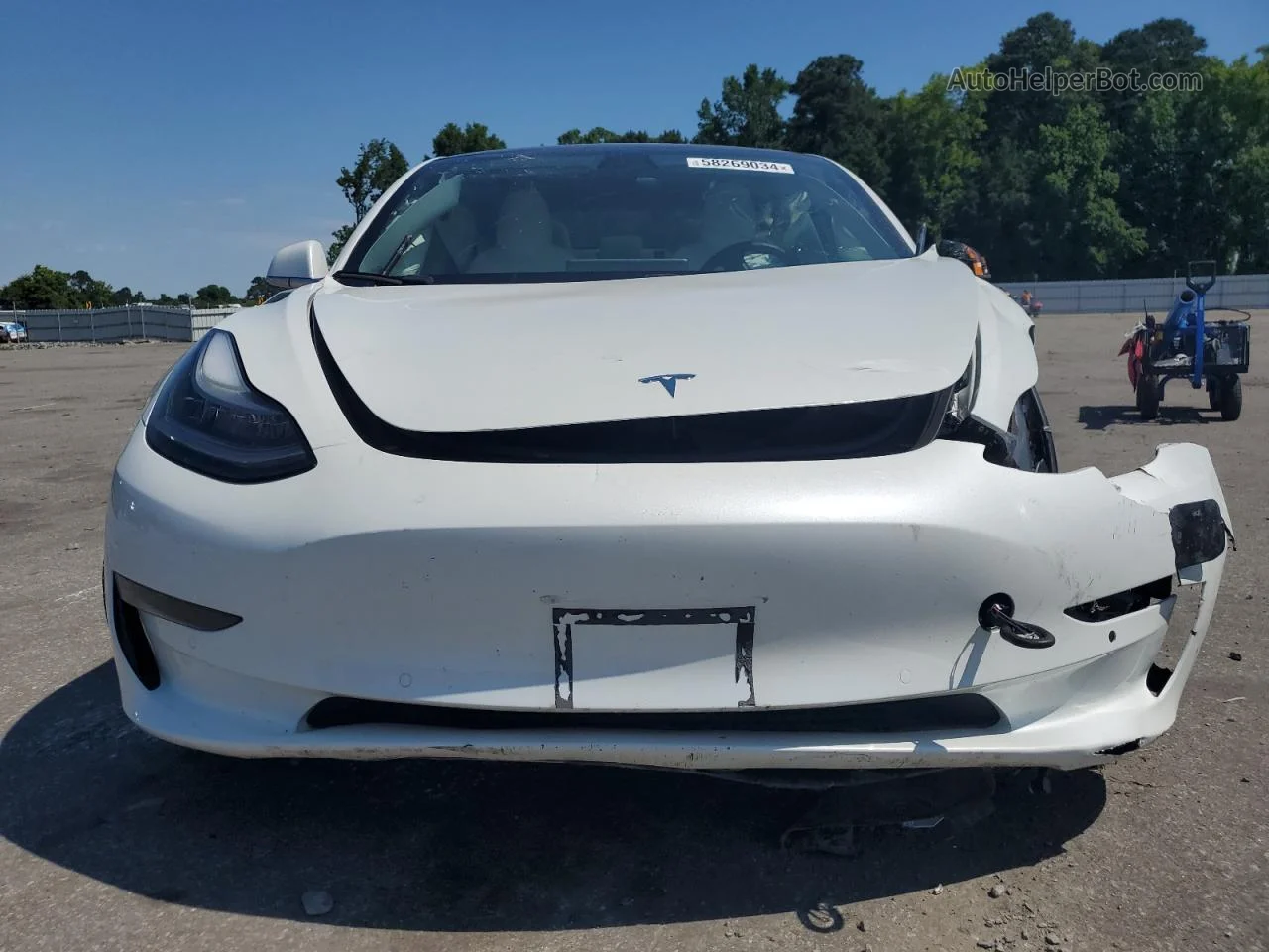 2020 Tesla Model 3  Белый vin: 5YJ3E1EB6LF791400