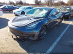 2020 Tesla Model 3 Long Range Dual Motor All-wheel Drive Blue vin: 5YJ3E1EB6LF800841