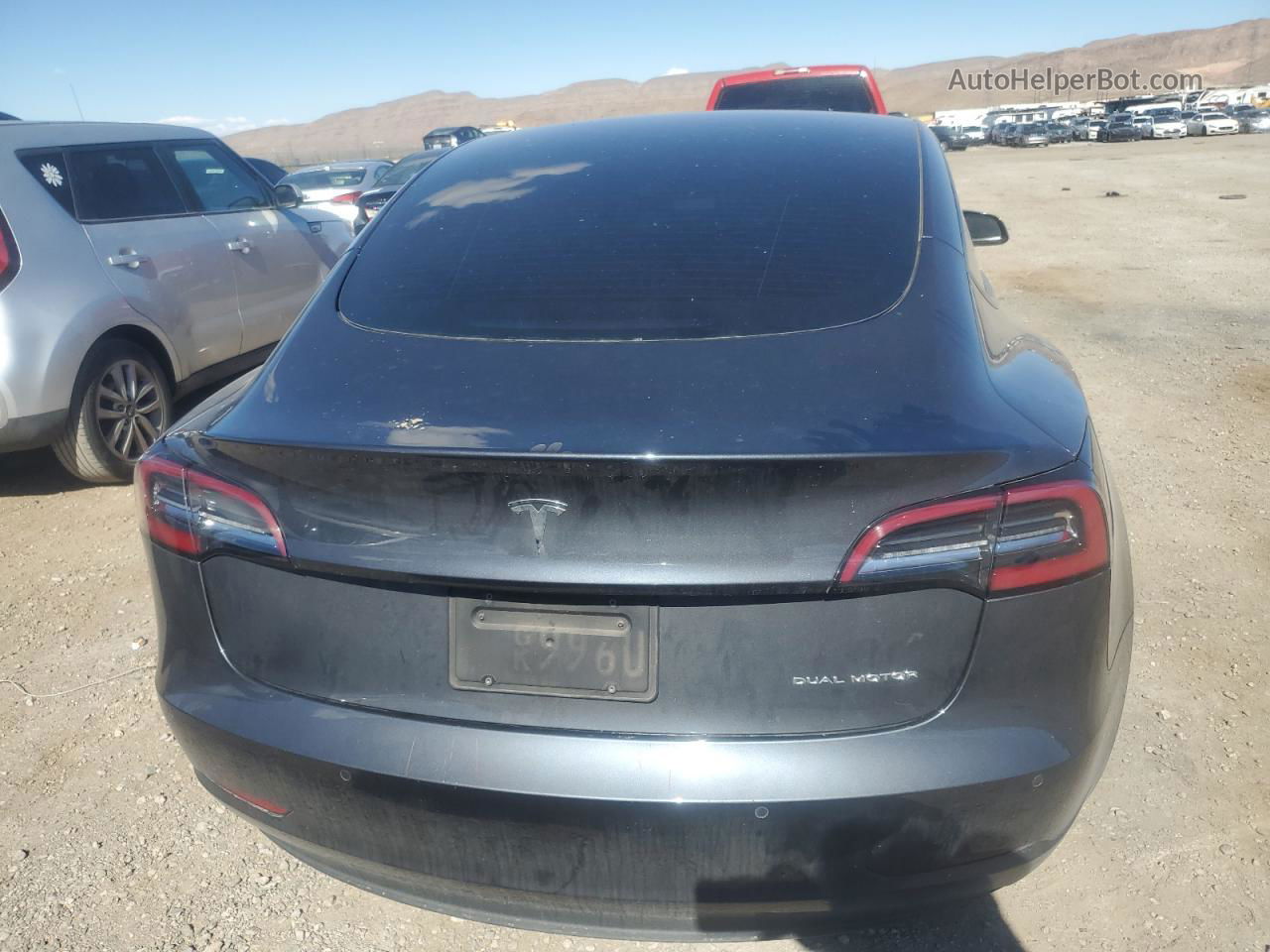 2021 Tesla Model 3  Charcoal vin: 5YJ3E1EB6MF002180