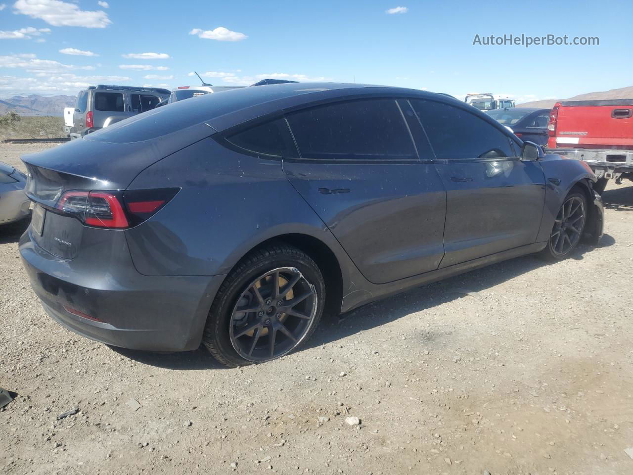 2021 Tesla Model 3  Charcoal vin: 5YJ3E1EB6MF002180