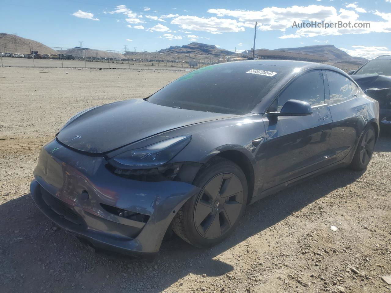 2021 Tesla Model 3  Charcoal vin: 5YJ3E1EB6MF002180