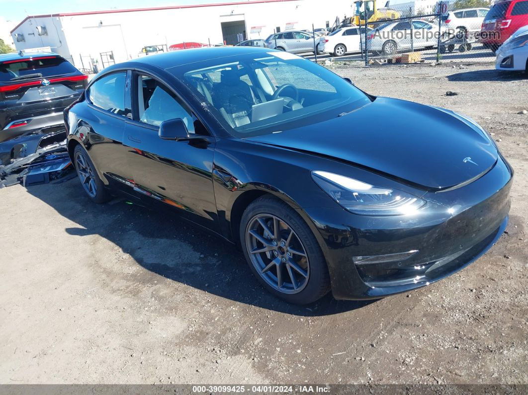 2021 Tesla Model 3 Long Range Dual Motor All-wheel Drive Black vin: 5YJ3E1EB6MF876738