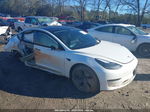 2021 Tesla Model 3 Long Range Dual Motor All-wheel Drive White vin: 5YJ3E1EB6MF924786