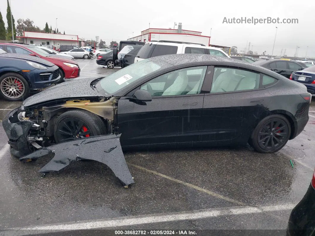 2021 Tesla Model 3 Long Range Dual Motor All-wheel Drive Черный vin: 5YJ3E1EB6MF925307