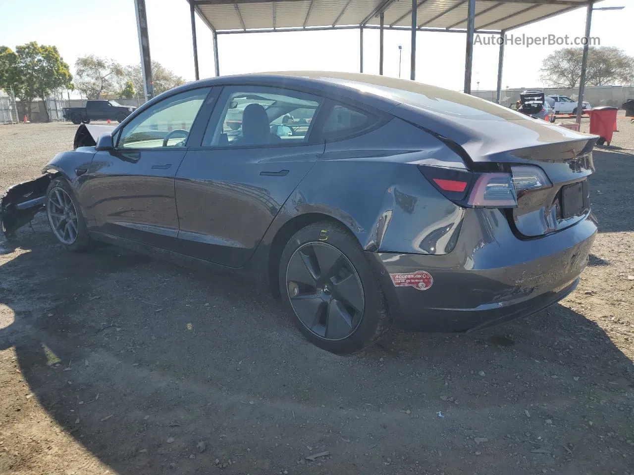 2021 Tesla Model 3  Gray vin: 5YJ3E1EB6MF939143