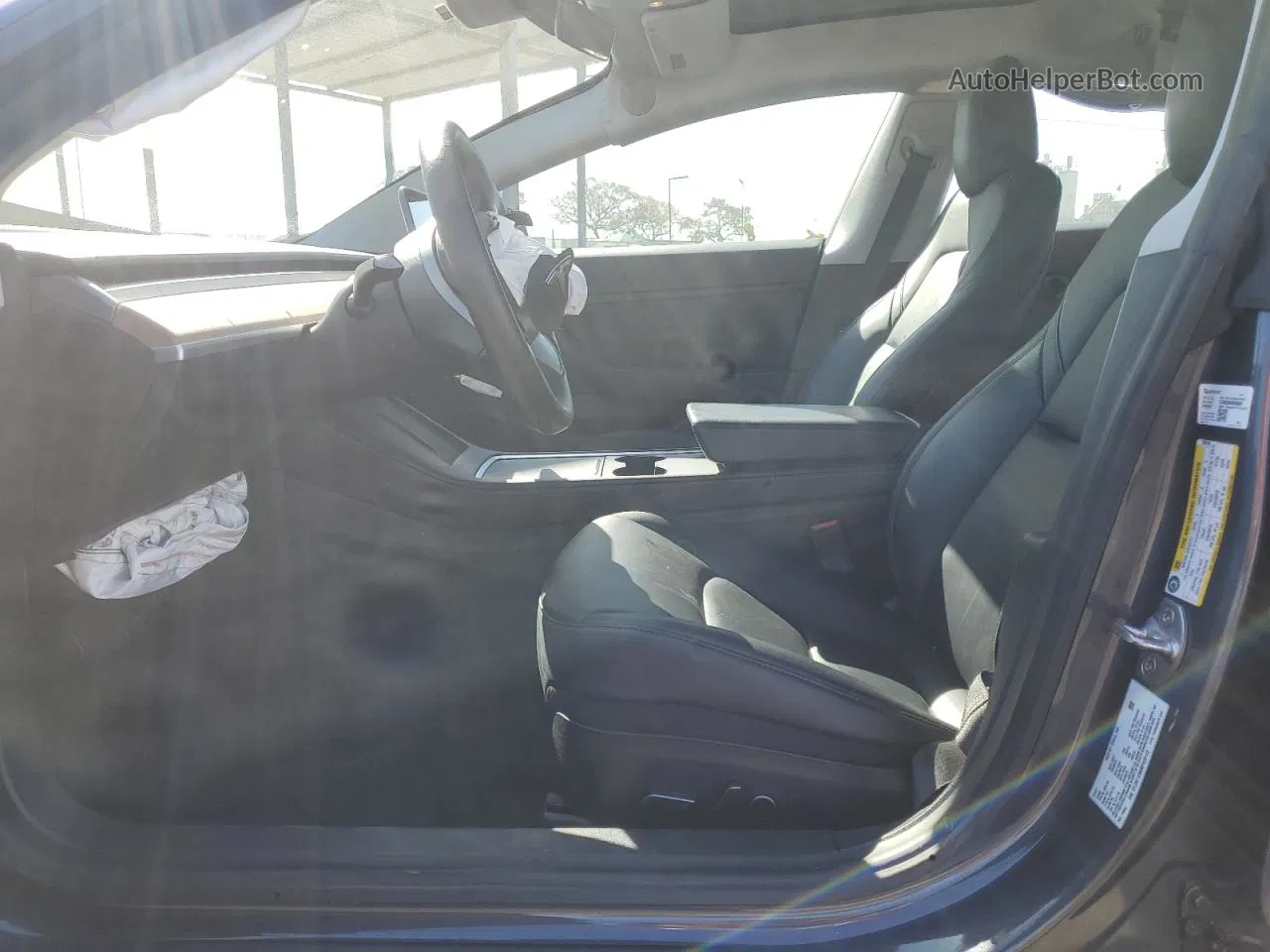 2021 Tesla Model 3  Gray vin: 5YJ3E1EB6MF939143