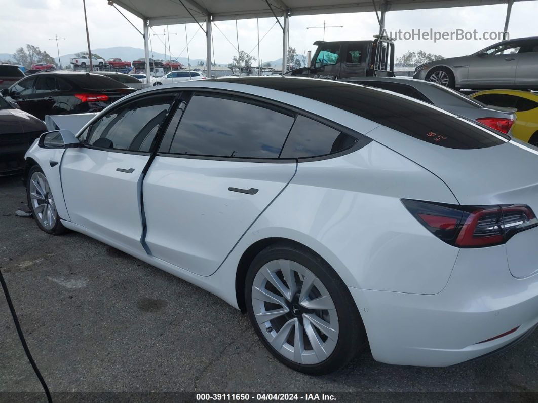 2021 Tesla Model 3 Long Range Dual Motor All-wheel Drive Белый vin: 5YJ3E1EB6MF980789