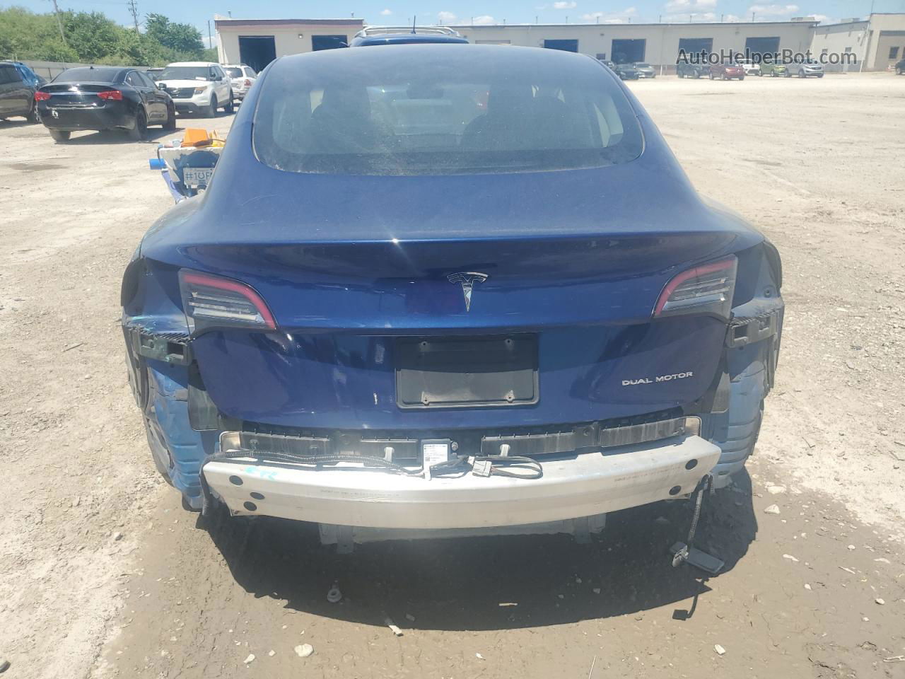 2021 Tesla Model 3  Blue vin: 5YJ3E1EB6MF983319