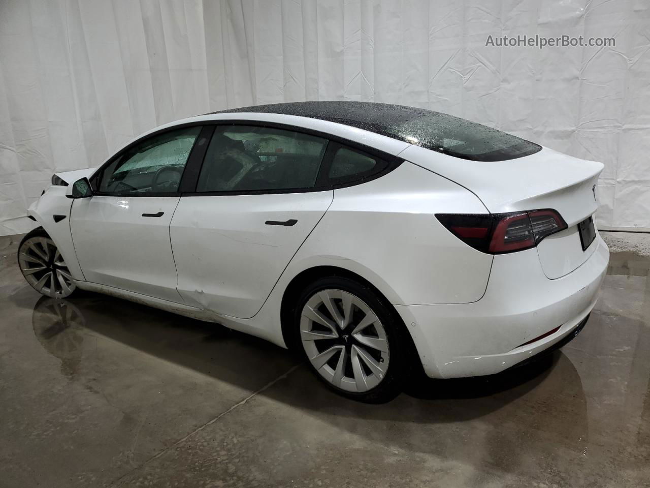 2022 Tesla Model 3  Белый vin: 5YJ3E1EB6NF290543