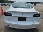 2022 Tesla Model 3  White vin: 5YJ3E1EB6NF327204