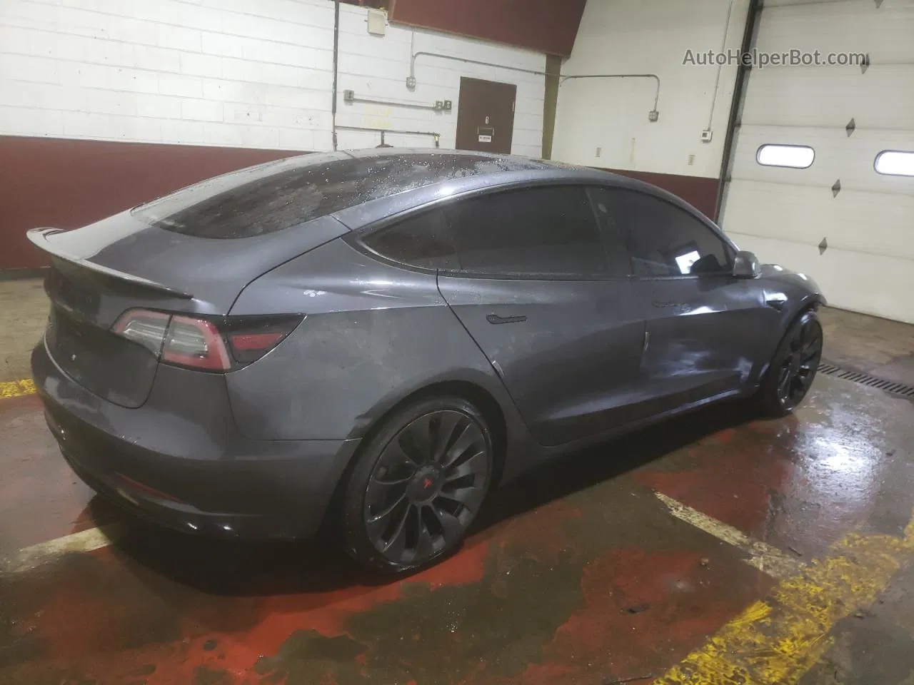 2018 Tesla Model 3 Charcoal vin: 5YJ3E1EB7JF066188