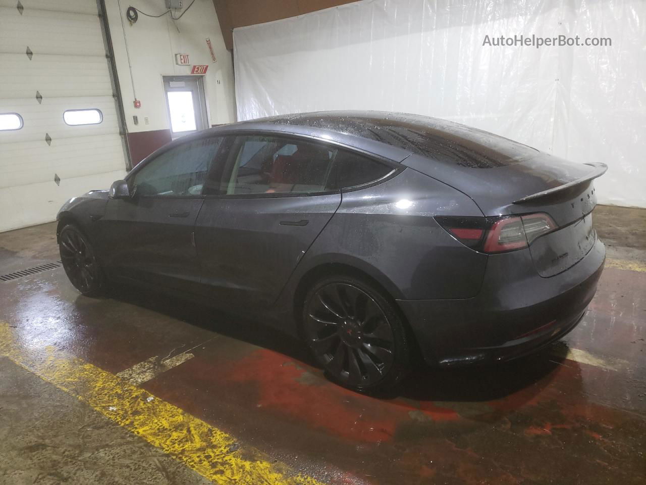 2018 Tesla Model 3 Charcoal vin: 5YJ3E1EB7JF066188