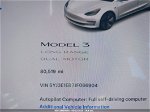 2018 Tesla Model 3 Long Range/performance White vin: 5YJ3E1EB7JF066904